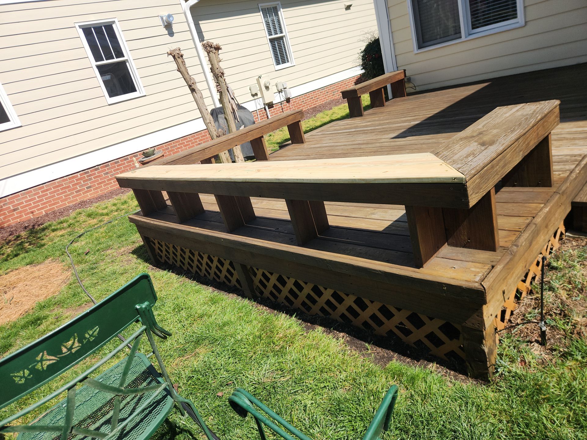 Weathered Deck using Wood Sealant + Board Replacements by DuraSeal