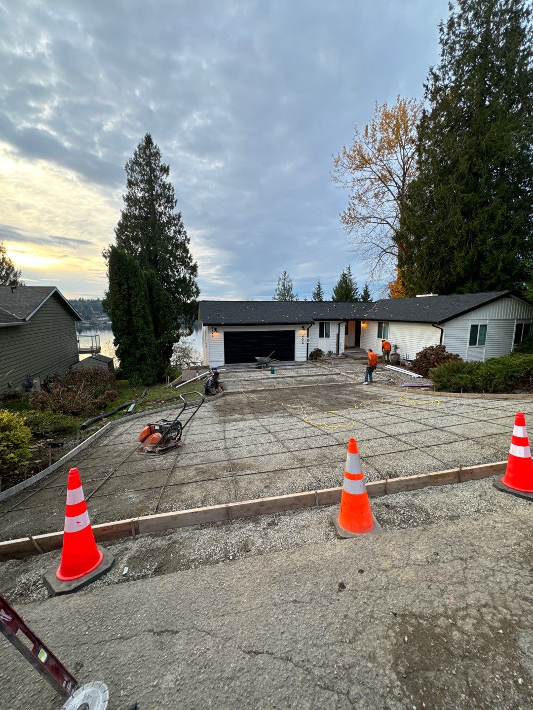 Raphil Haswega Concrete Driveway  by Jireh Asphalt & Concrete Inc 