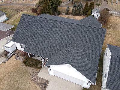 Residential Roofing Installation using GAF Timberline HDZ Charcoal