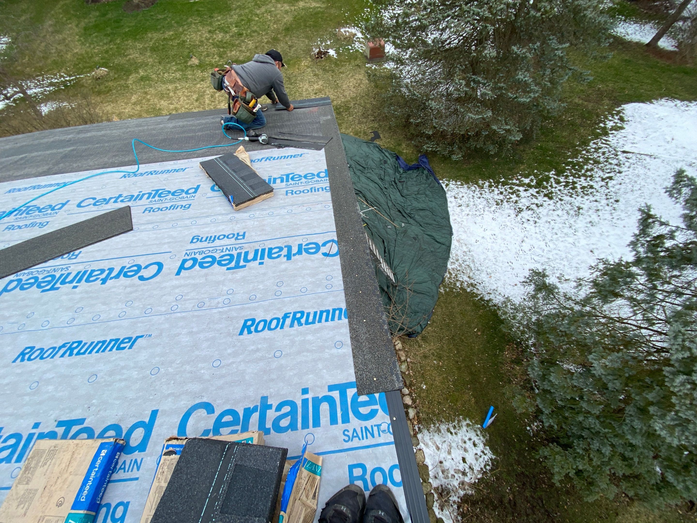 Roof Replacement using CertainTeed Landmark by 180 Contractors