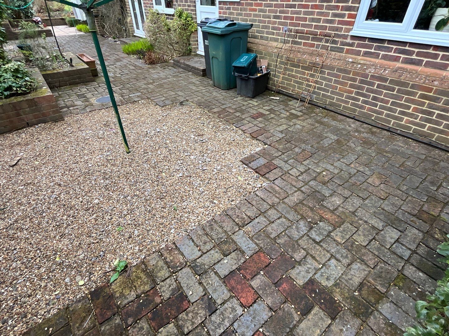 Patio Clean using 18inch Whirlaway FSC by Ges Exterior Cleaning ltd