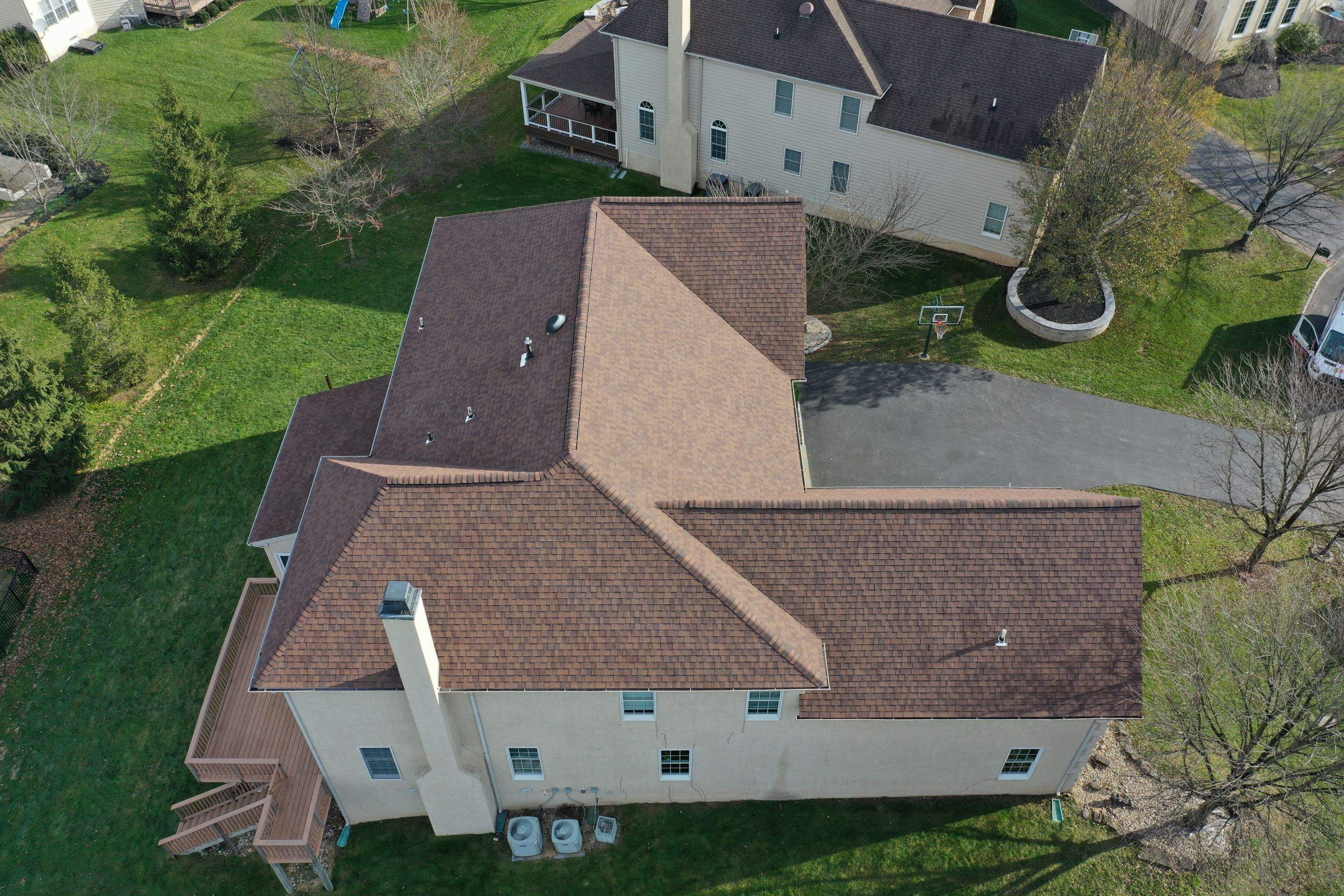 Roofing Installation using CertainTeed Landmark - Burnt Sienna by Storm Guard of Ches-Mont PA