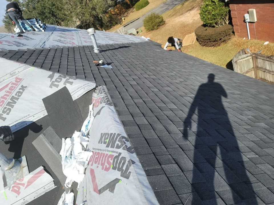 Residential Roofing Installation using Roof Replacement by American Roofing & Construction LLC