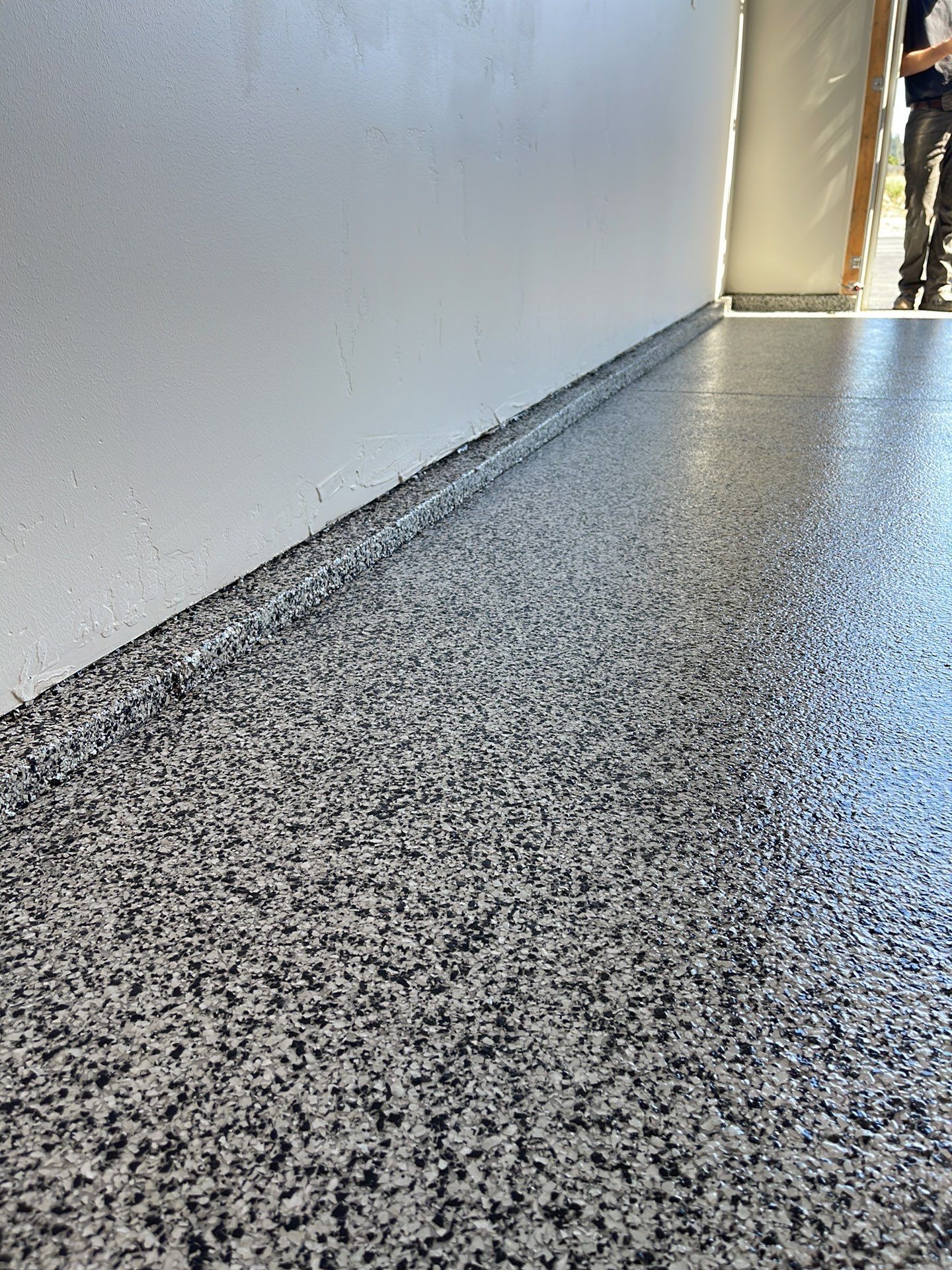 Garage Transformation using Domino by Croc Coatings, LLC