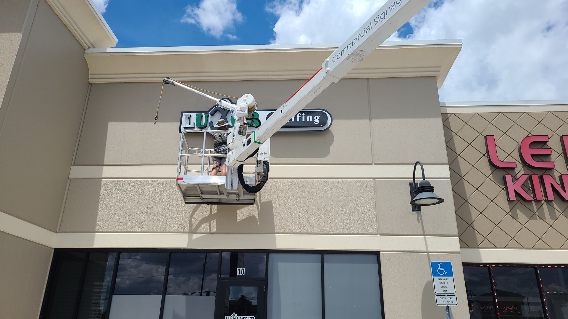 Channel Letters for Luxor Staffing by SignCrafters