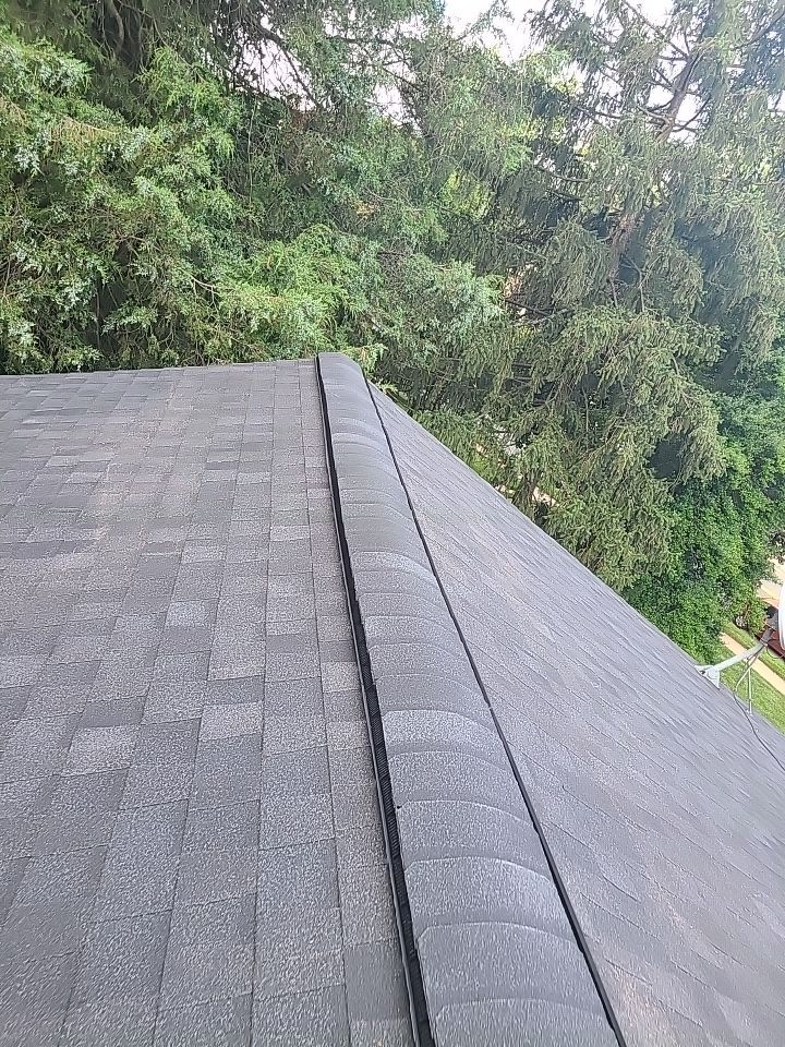 Springfield Tree Damage Restoration: CertainTeed Landmark Designer Shingles in Charcoal Black by RM Banning, Inc.