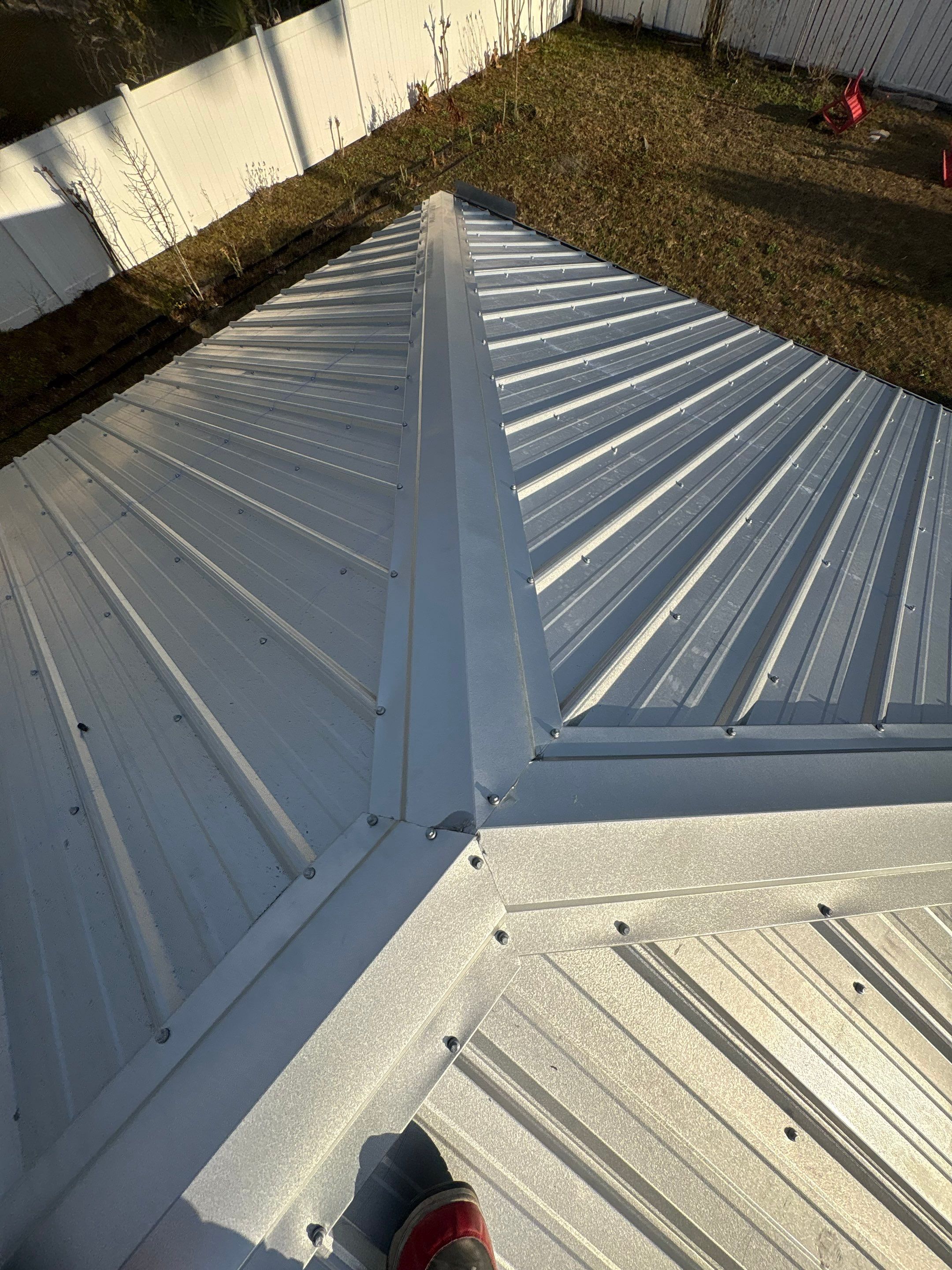 Metal Reroof Replacement Palm coast FL by Pinnacle Roofing Group