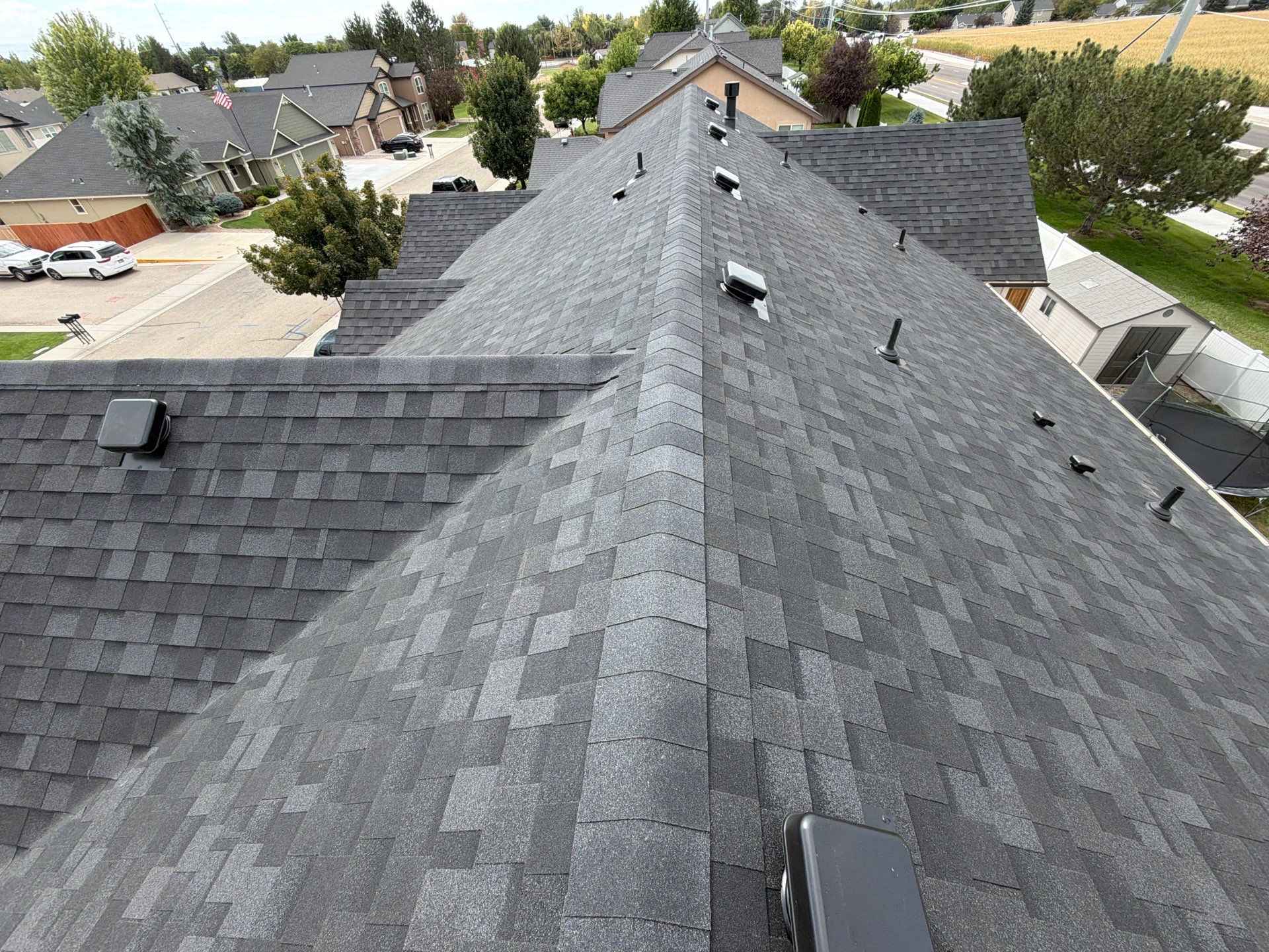 Full Residential Roof Replacement with Architectural Shingles in Meridian by Olive Roofing