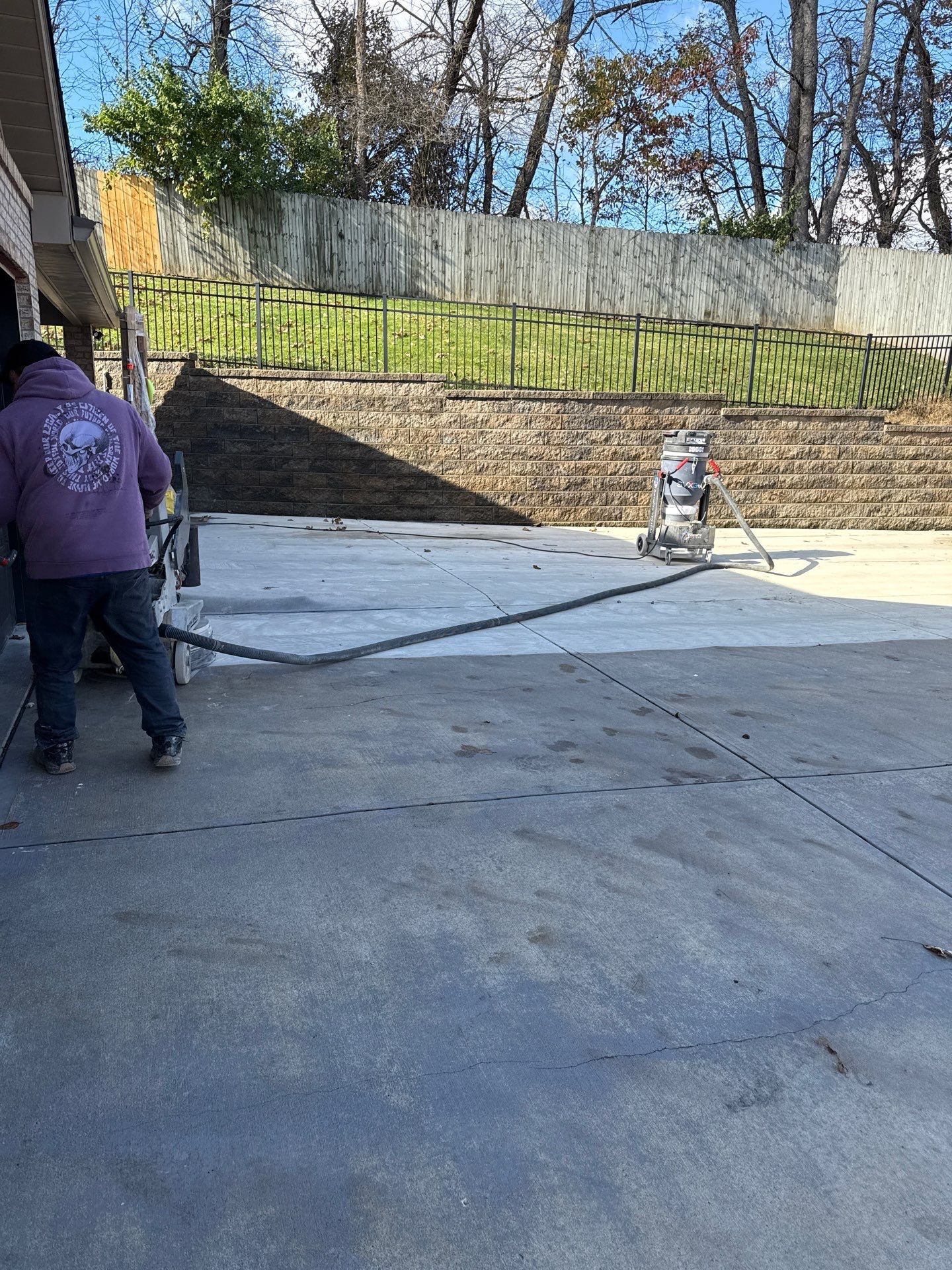 Steep Driveway Project in Sarver by Floors in a Day, Inc
