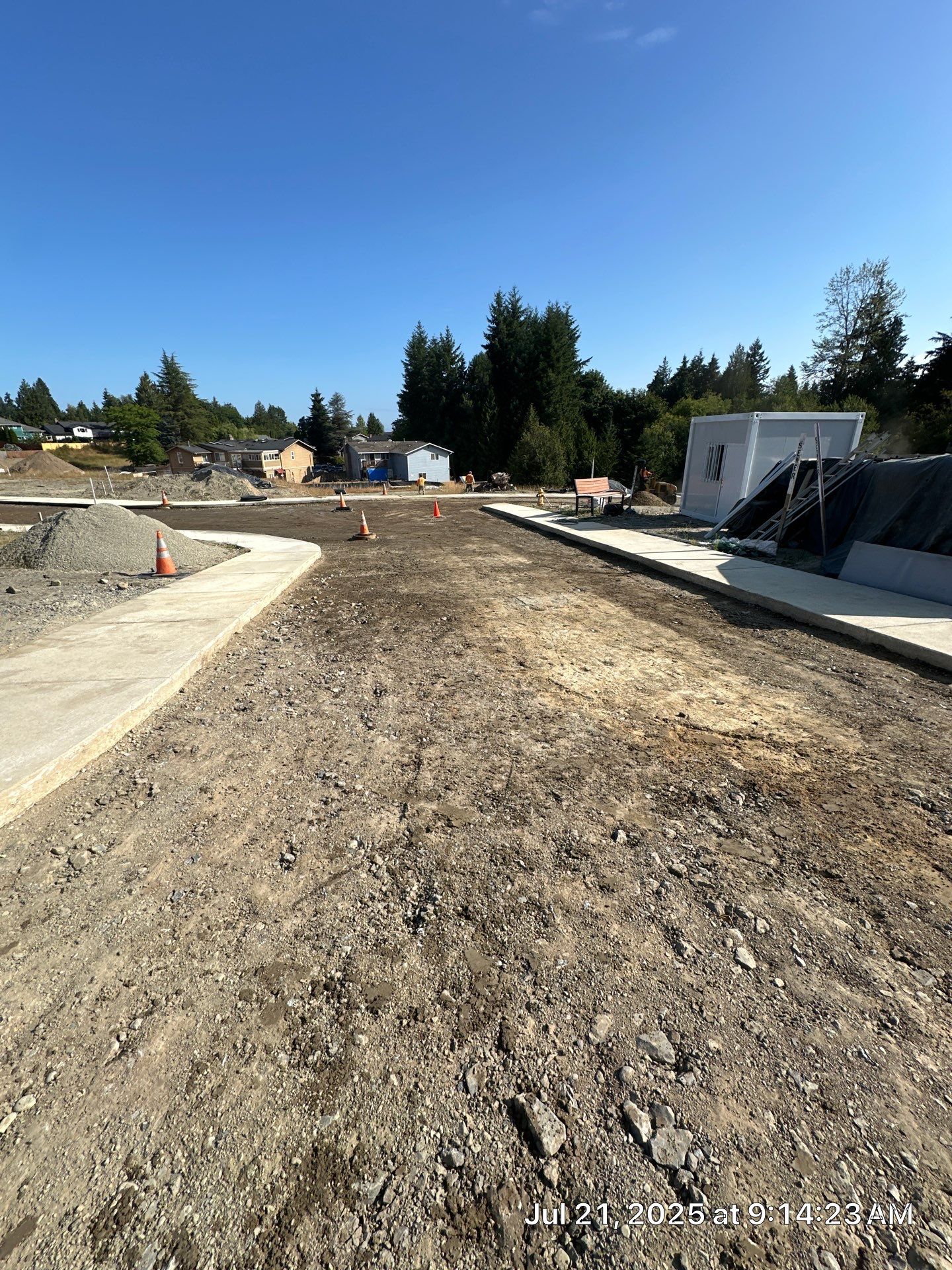 Asphalt Road Repair in Neighborhood  by Jireh Asphalt & Concrete Inc 