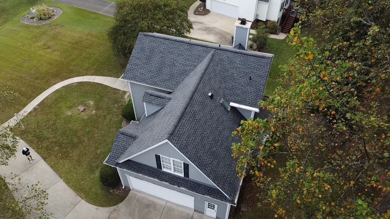 GAF HDZ Charcoal by Skybird Roofing