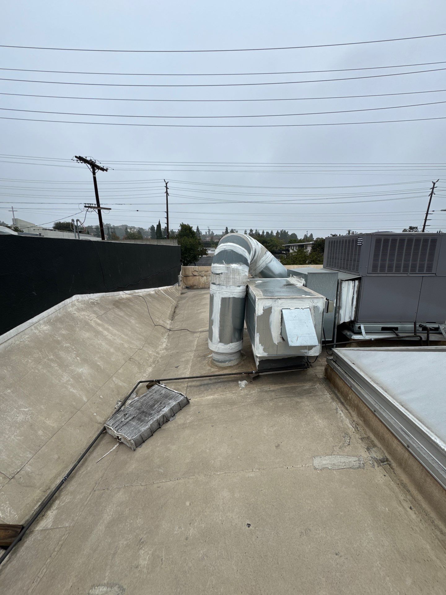 Commercial Silicone Coating Project in LA by Hull Brothers Roofing