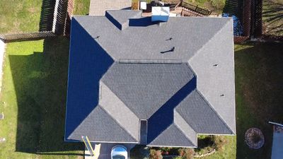 Residential Roofing Install - Atlas Pinnacle Pristine Shingles - Color Black Shadow 