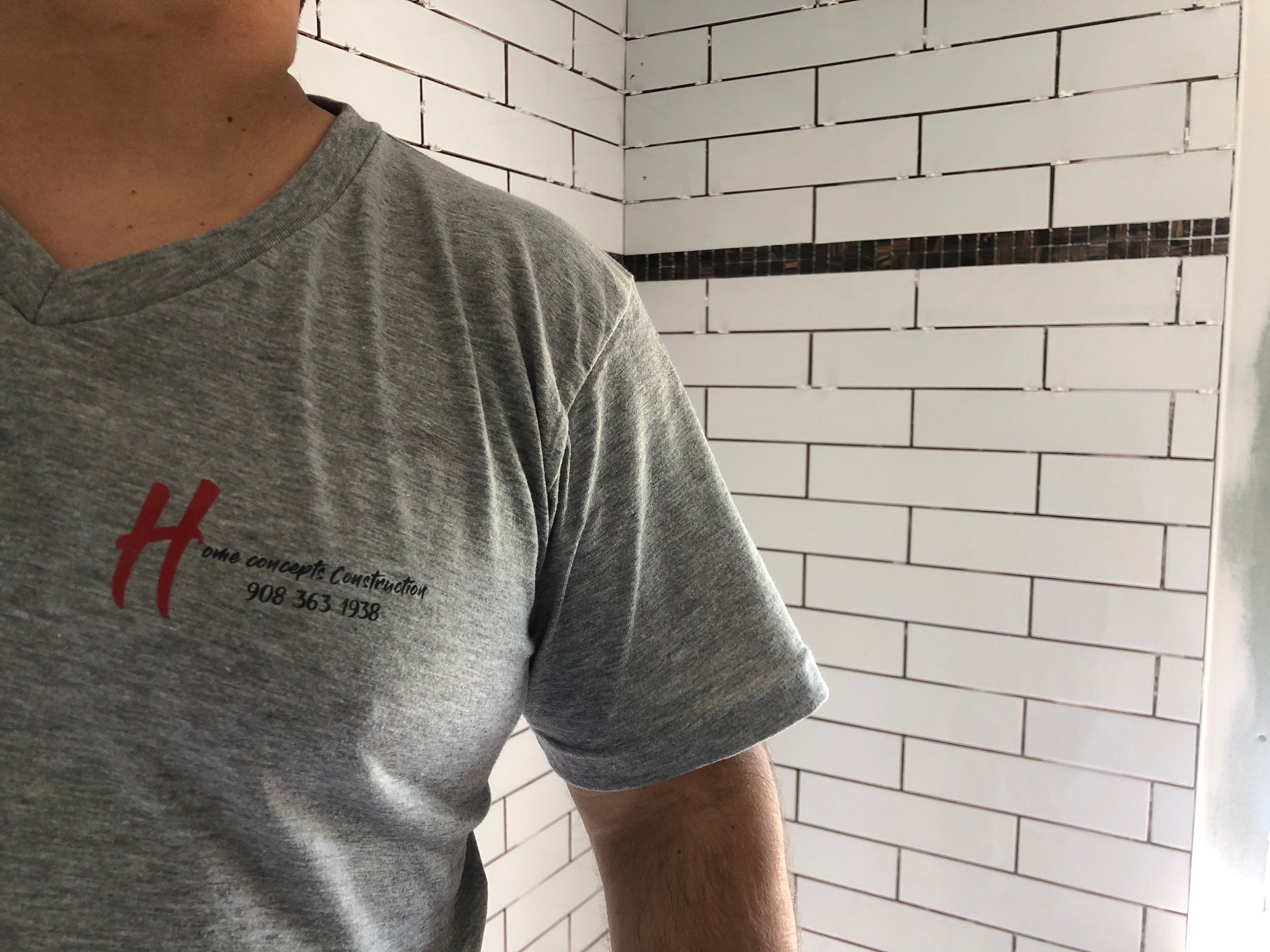 Bathroom Remodel using Tile by Home Concepts Construction