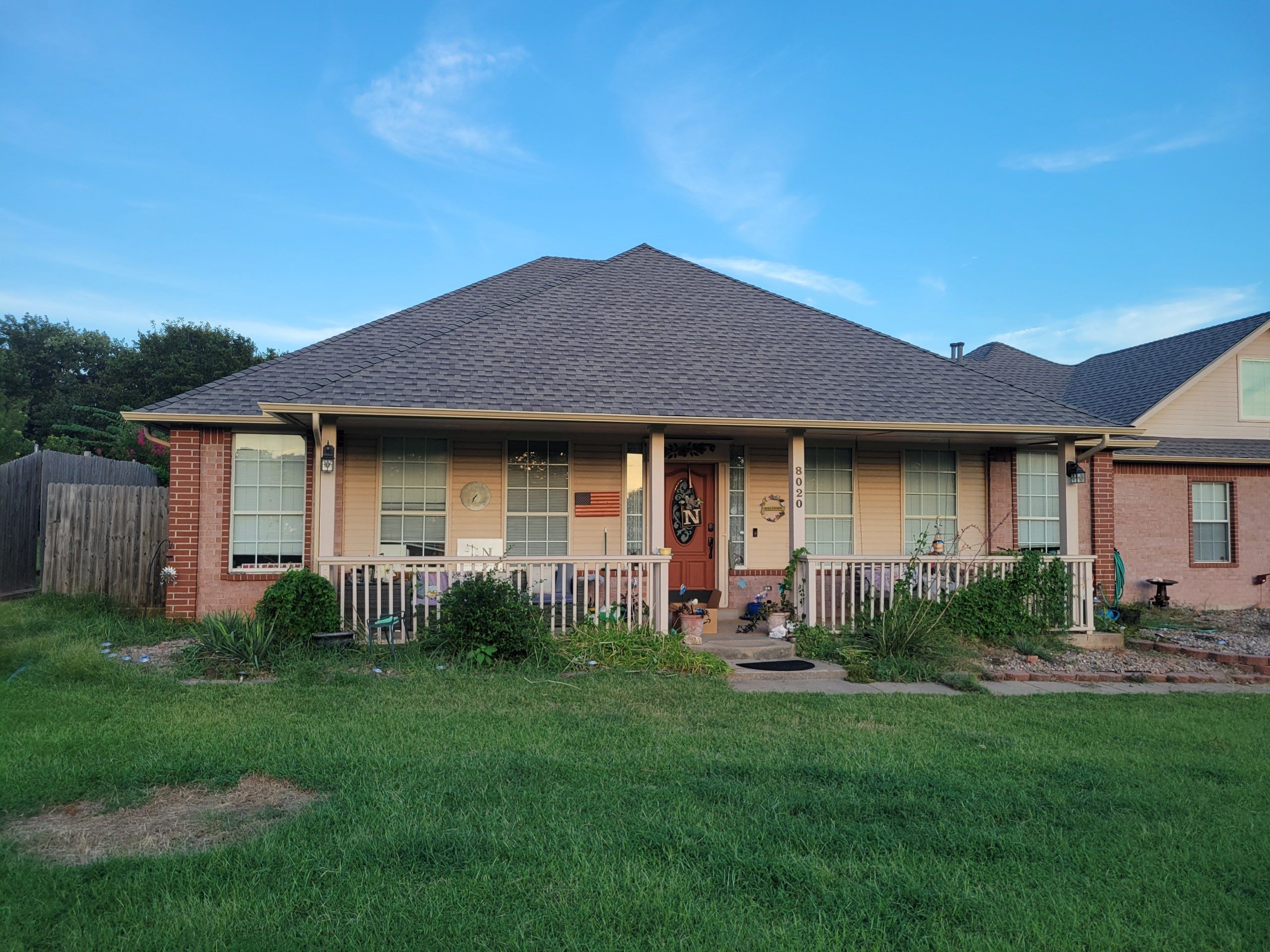 roof replacement & gutter installation in Edmond by McCann's Roofing and Construction