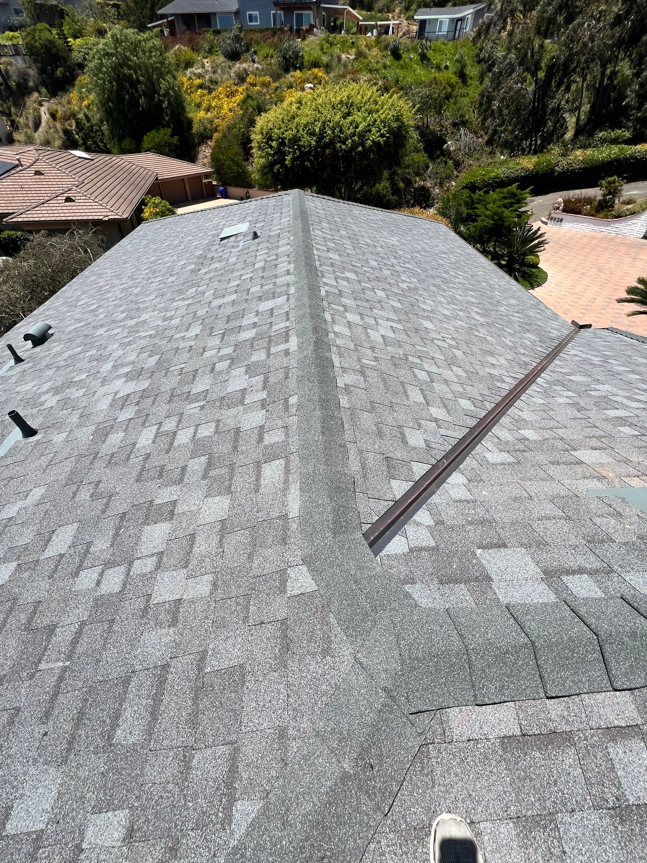 Title 24 Compliant Residential Cool Roof Replacement in La Mesa by Reliable Roofing San Diego Inc.