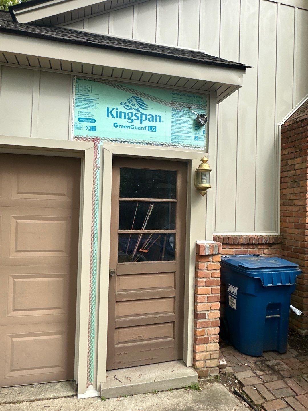 Siding Installation using Alside Monterey Sand by 180 Contractors