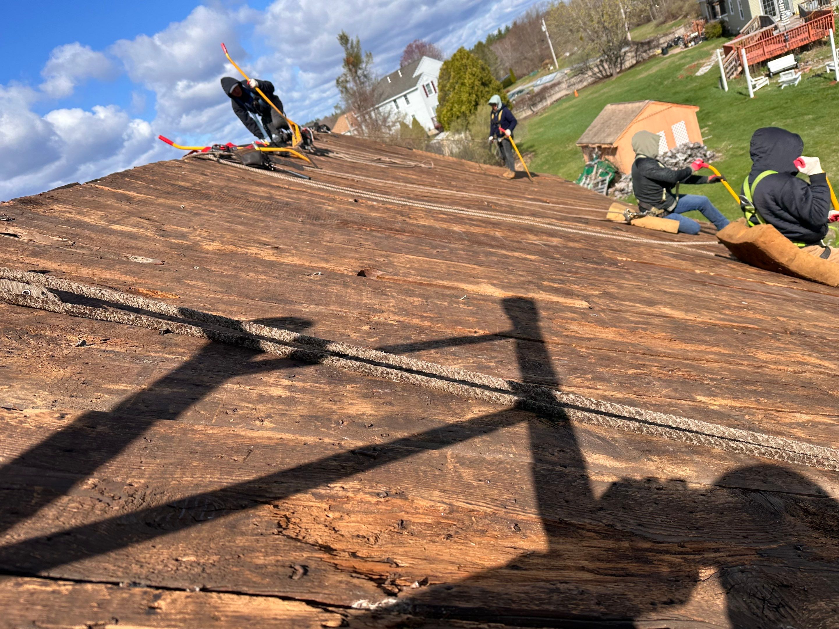 Barn in Derry, NH — this one came with some serious challenges. by Tall pine roofing