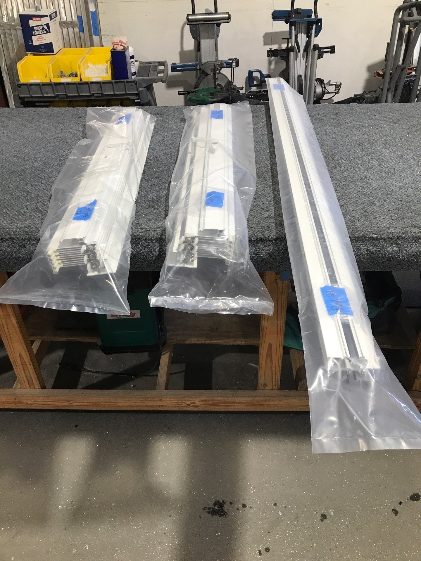 Residential Accordion Hurricane Shutter Installation in Fountain, Florida by Brannan Aluminum Inc.