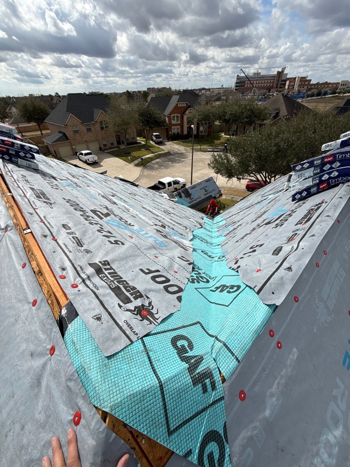 Residential Roof Replacement using GAF HDZ - Charcoal shingles by Elite Roofing LLC