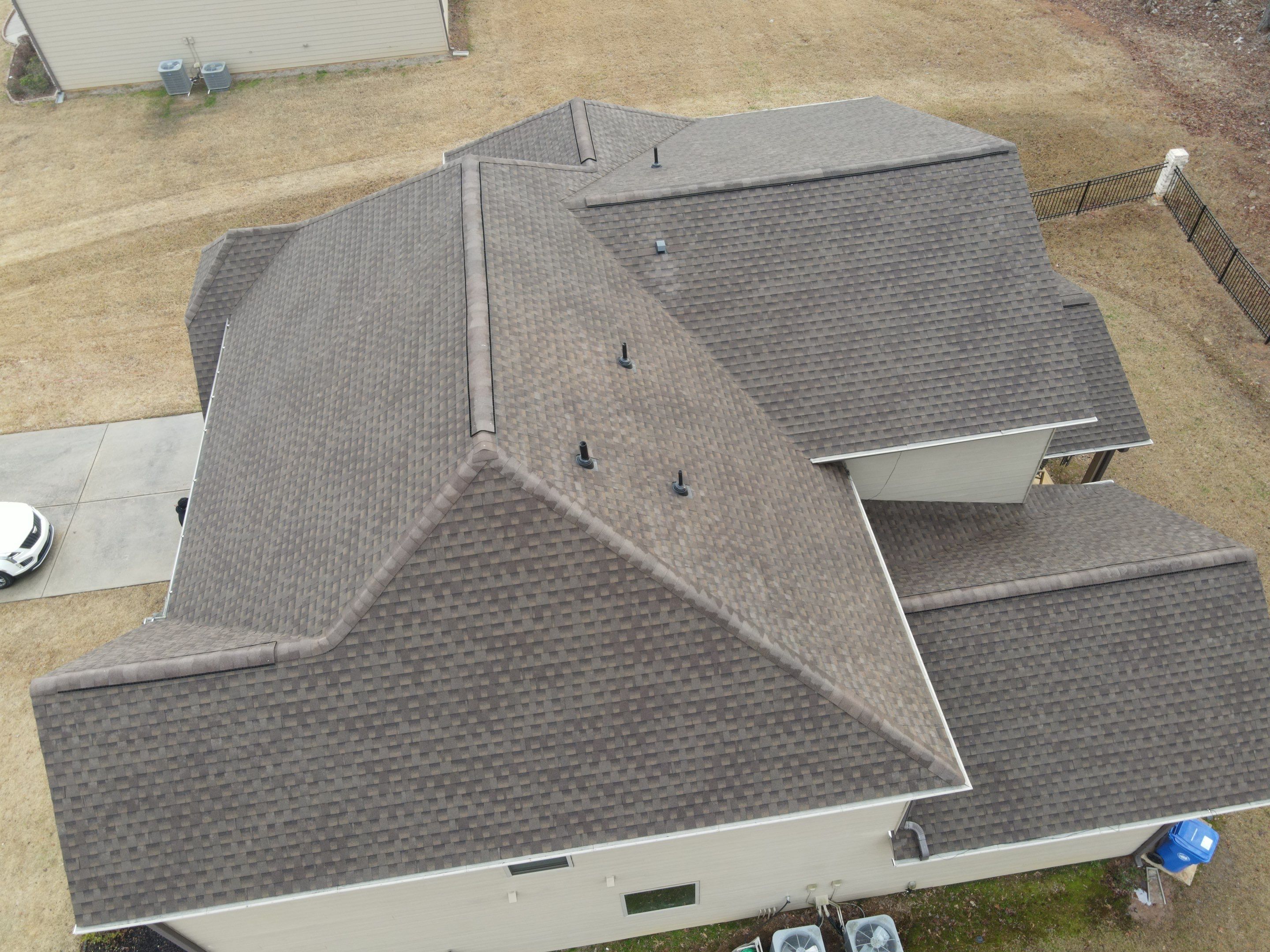 Residential Roof Replacement  using GAF Timberline HDZ Barkwood by Furman Quality Roofing 