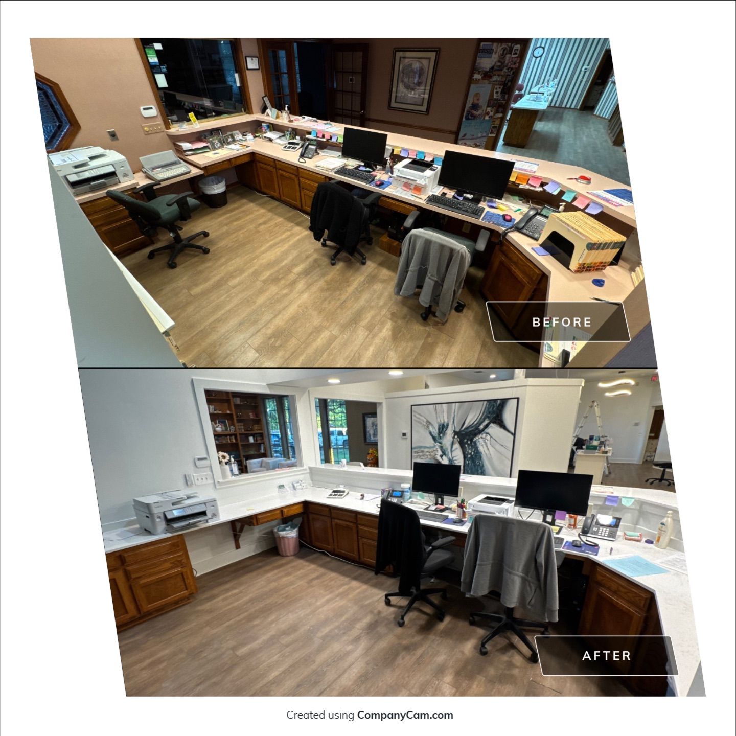Interior Remodel of Orthodontist Office in Irving, TX by Harvey Roofing & Construction by Harvey Roofing & Construction