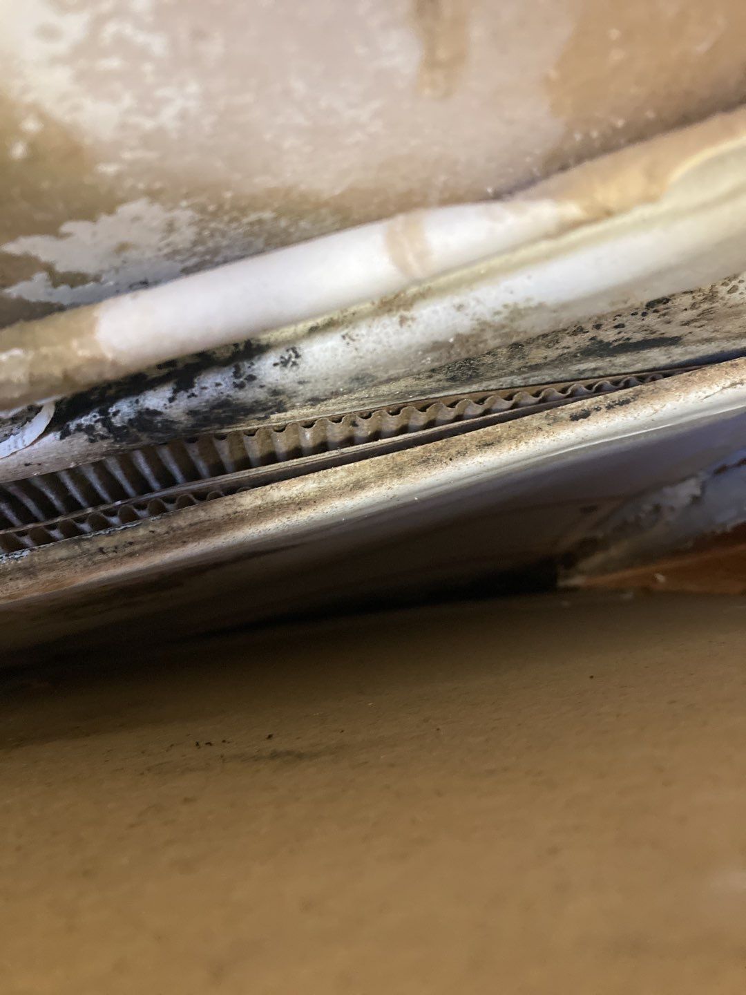 Water Damage in Bathroom by Accountable Home Services