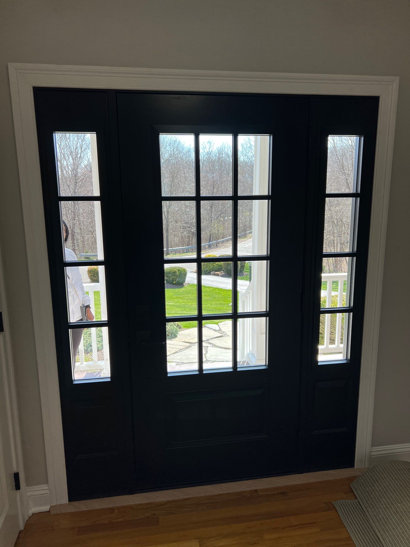 Entry door transformation  by DiGiorgi Roofing and Siding Inc