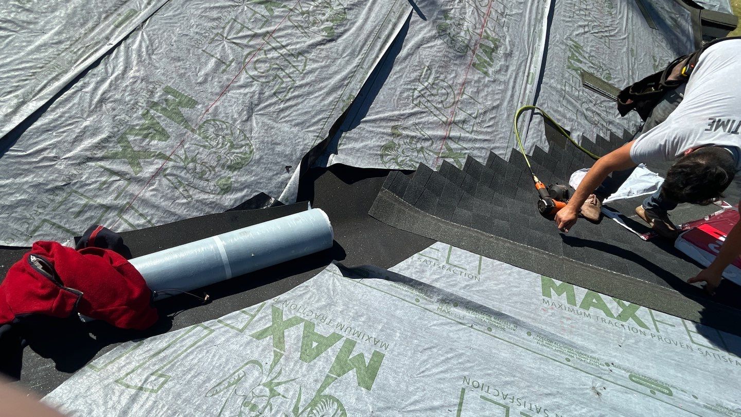 Residential Roofing Installation using GAF Natural Shadow  by A & H Roofing and Contracting