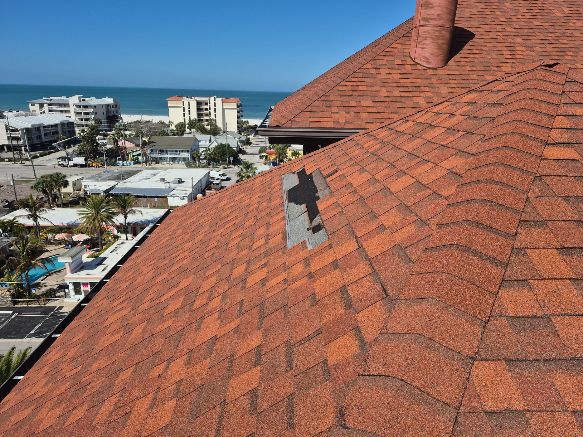 Project in Clearwater 33767 by Mitchell Roofing Company LLC 