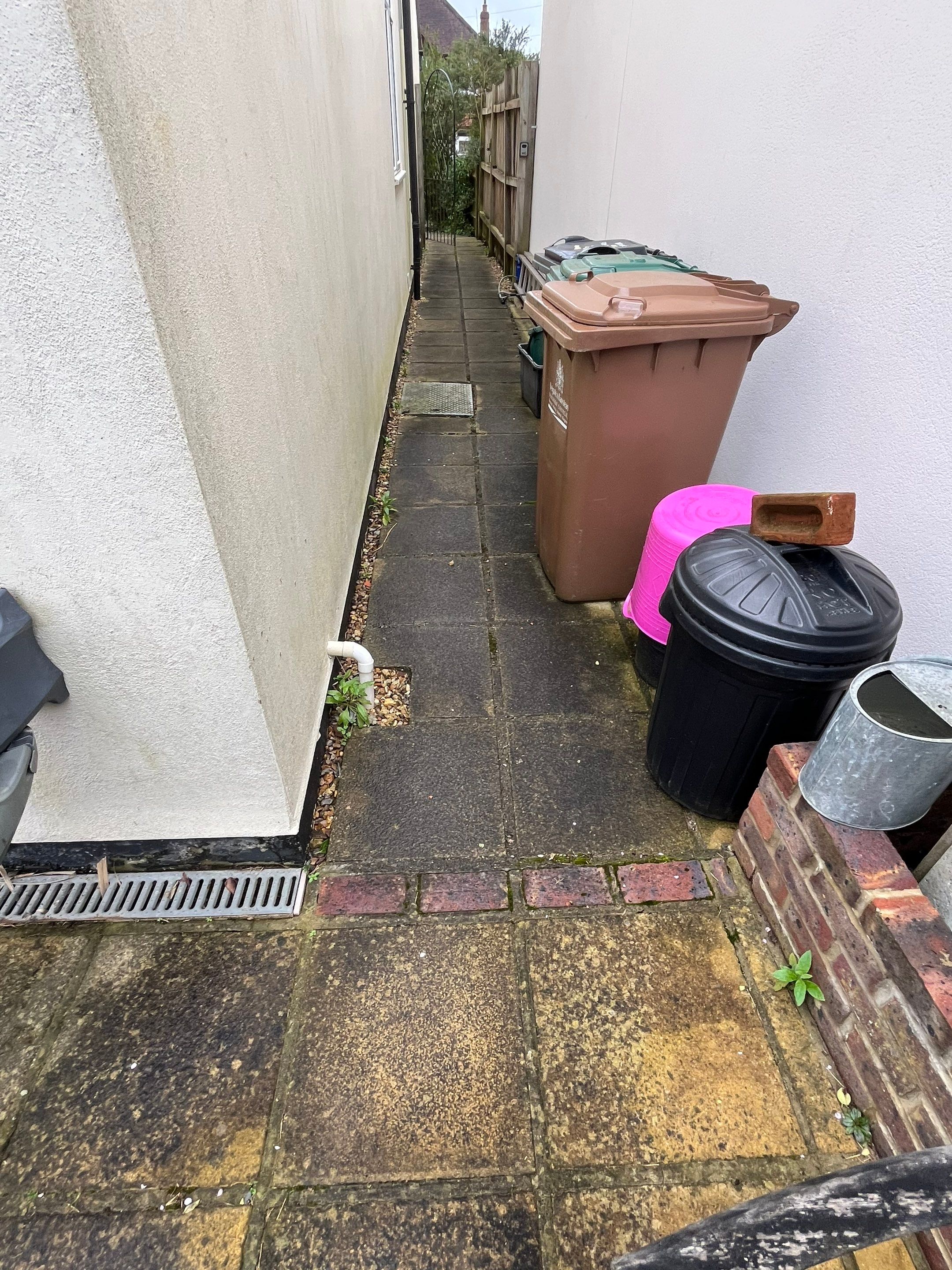 Driveway And Patio Clean using honda 21 ltr/min by Ges Exterior Cleaning ltd