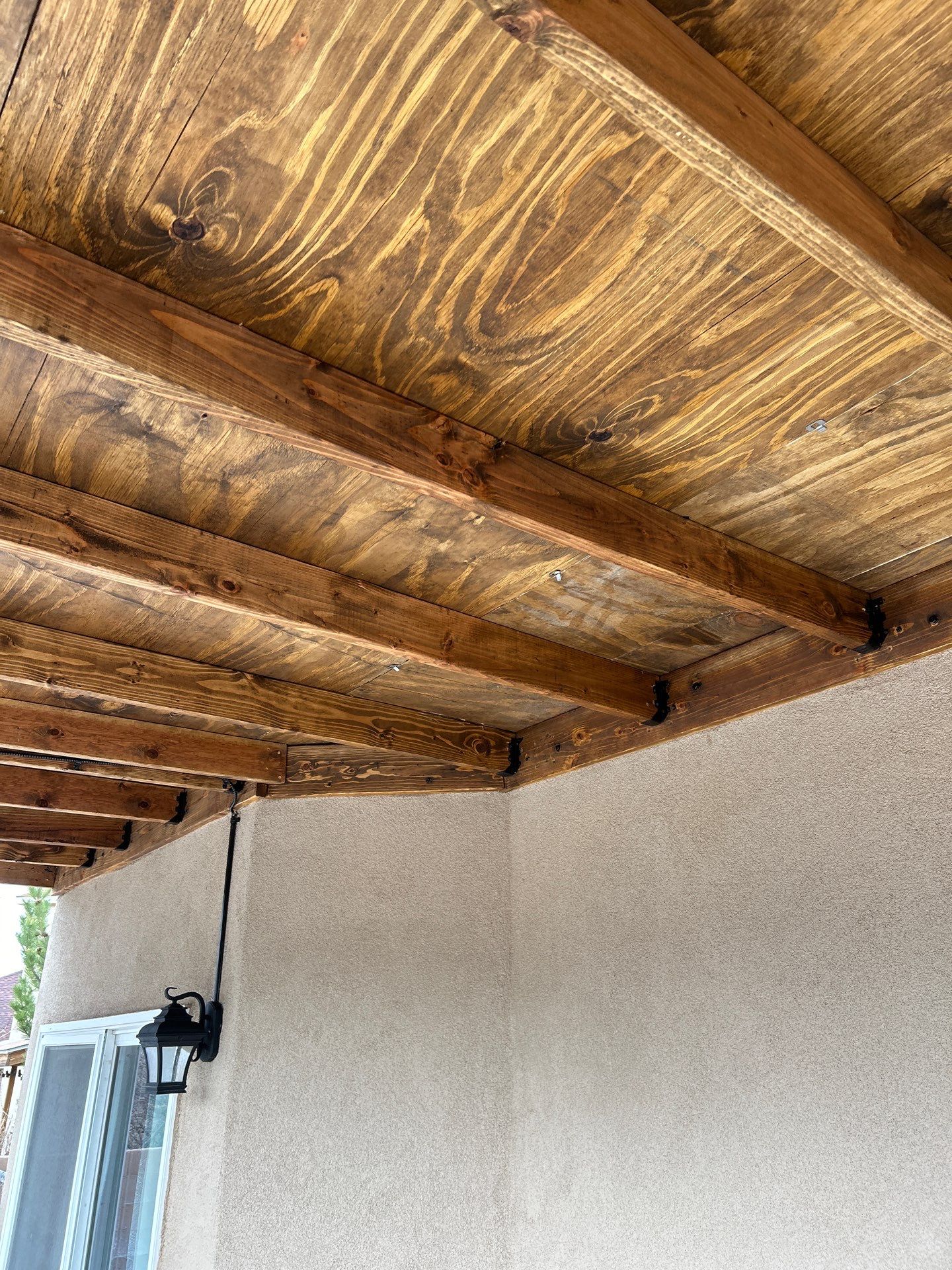 Patio Cover using Carved Douglas Fur by Rio Grande Building & Storage