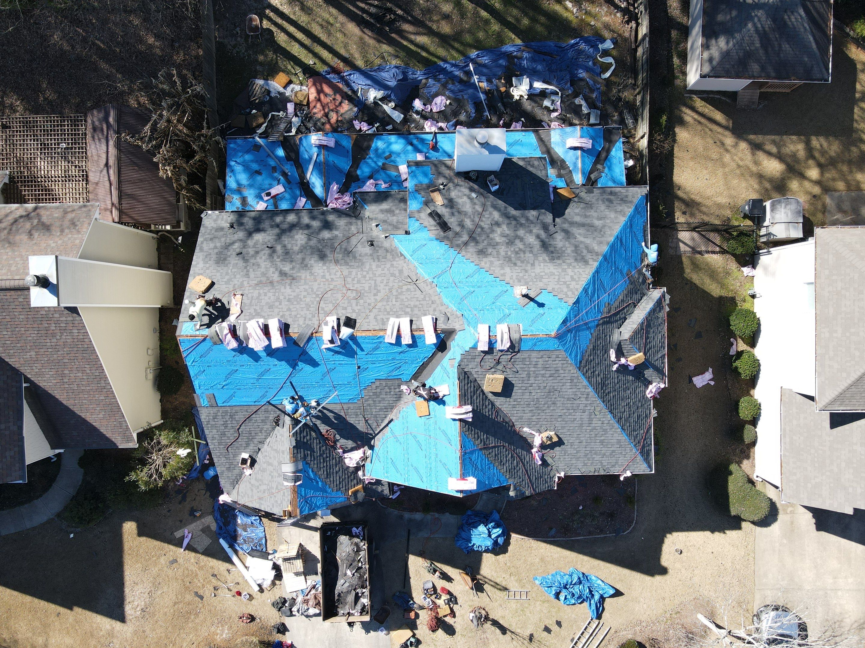 Residential Roofing Installation using Owens Corning by Inspector Roofing and Restoration