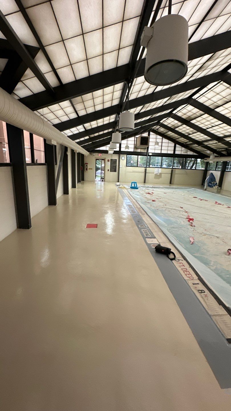 Hotel Pool Deck Project in Cranberry Township by Floors in a Day, Inc