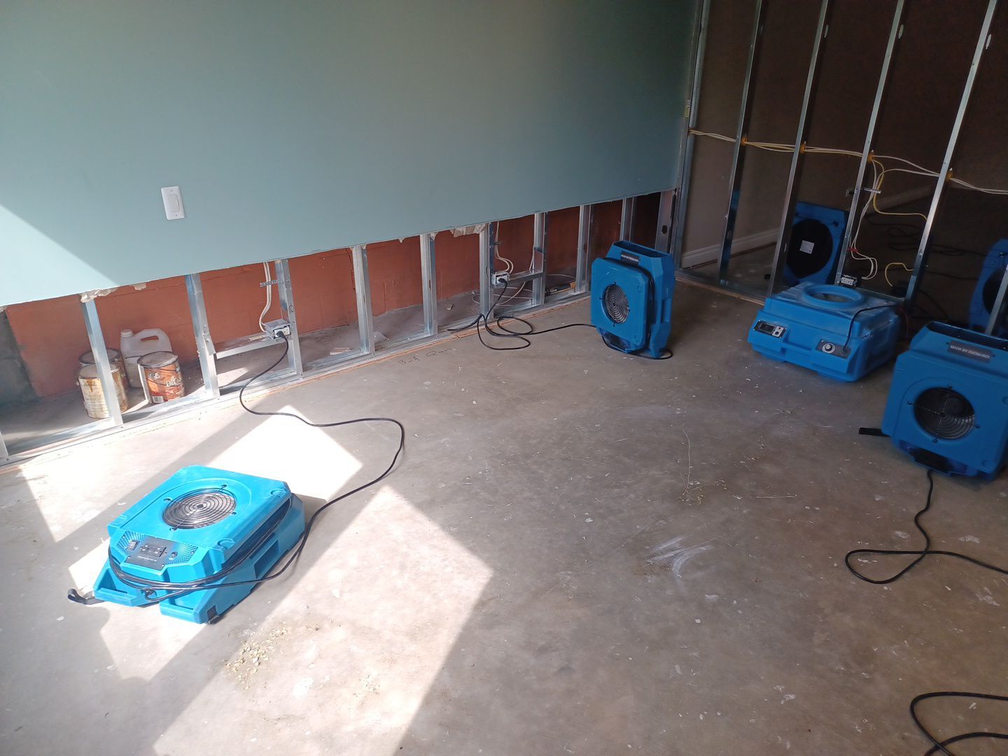 Project in Commerce Charter Twp by EzDry Water Mitigation & Property Restoration