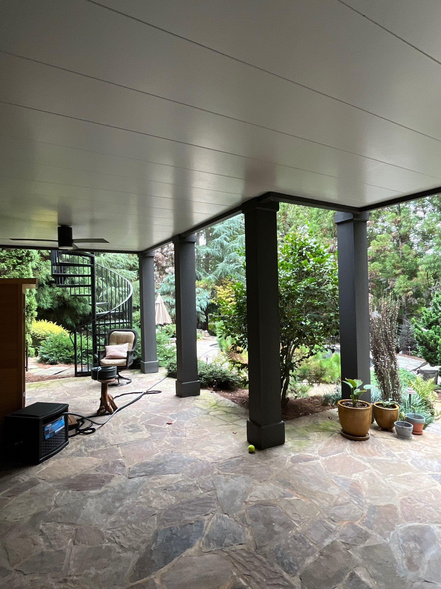 Deck Build using Pressure Treated Pine with Timbertech Deck Lighting by Nelson Exteriors 