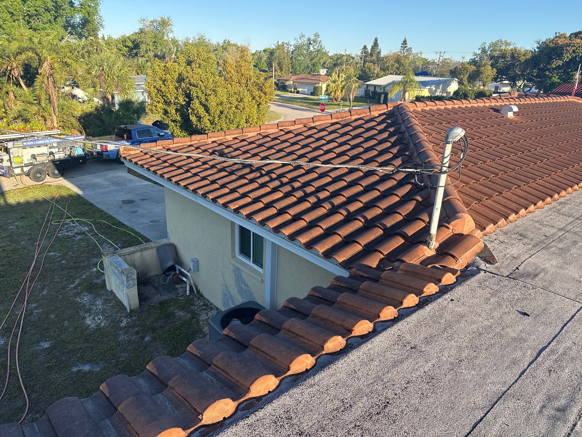 Full Exterior Cleaning Before Painting – Sarasota, FL (Near Sarasota Airport) by Sunshine AquaWash