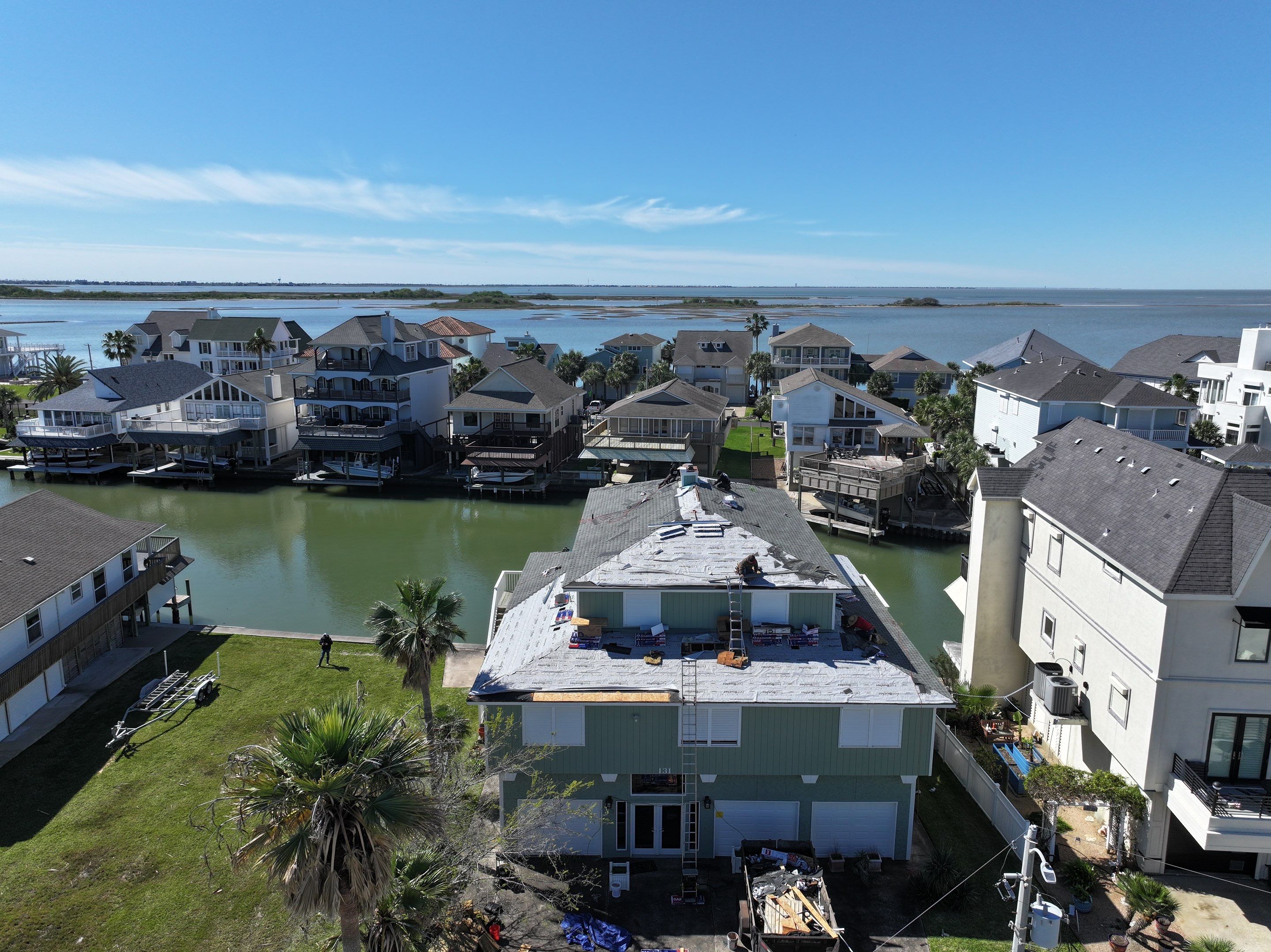 Residential Roof Replacement using GAF HDZ SLATE by Elite Roofing LLC