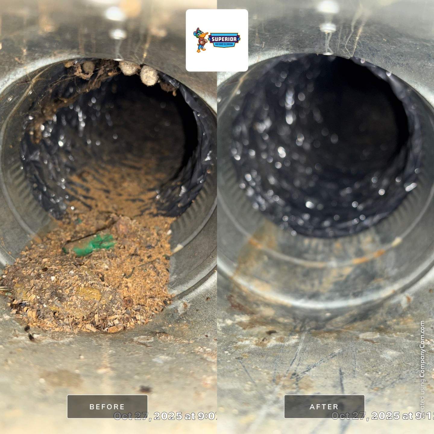 Air Duct Cleaning With a Vacuum Truck in Midland, PA by Superior Air Duct Cleaning