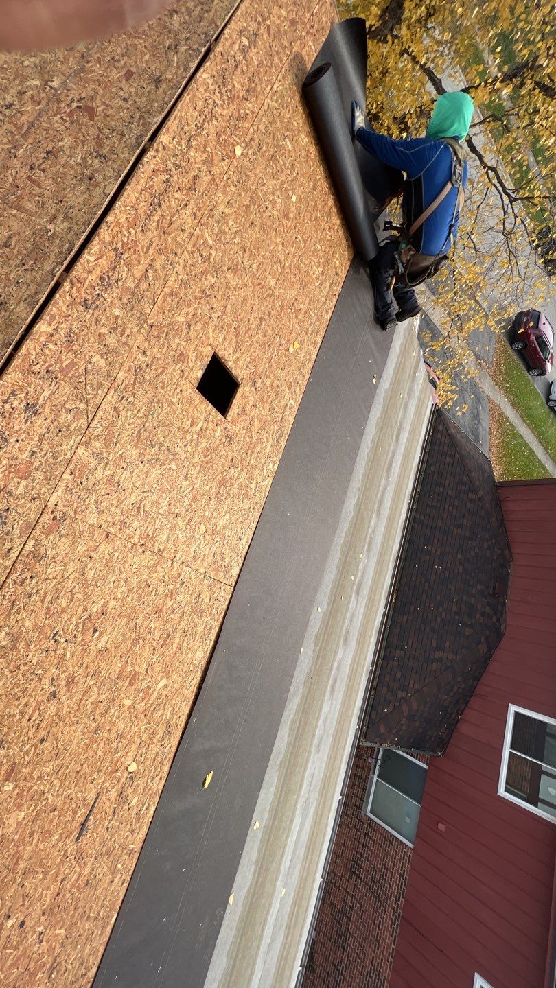 Multi-family unit roof replacement by Pro Home Services Inc