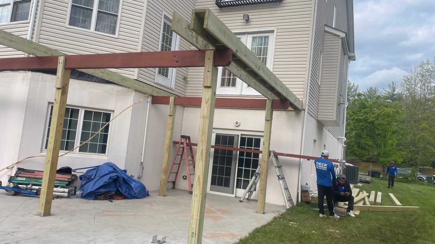 Deck Resurfacing in Manalapan Township, New Jersey by deck guardian