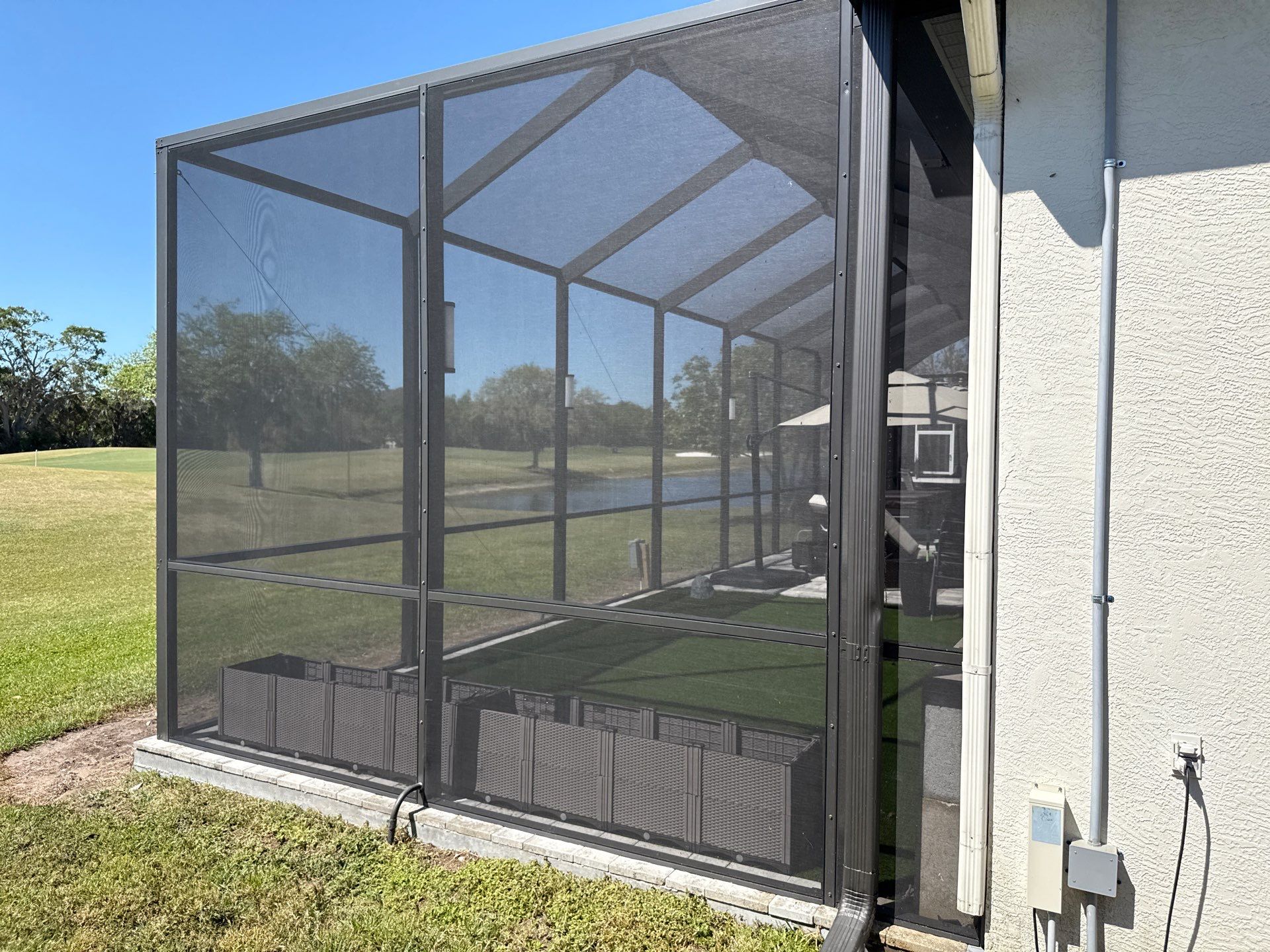 House Wash, Paver Pool Deck & Screen Enclosure Cleaning in Greenfield Plantation | Bradenton, FL by Sunshine AquaWash