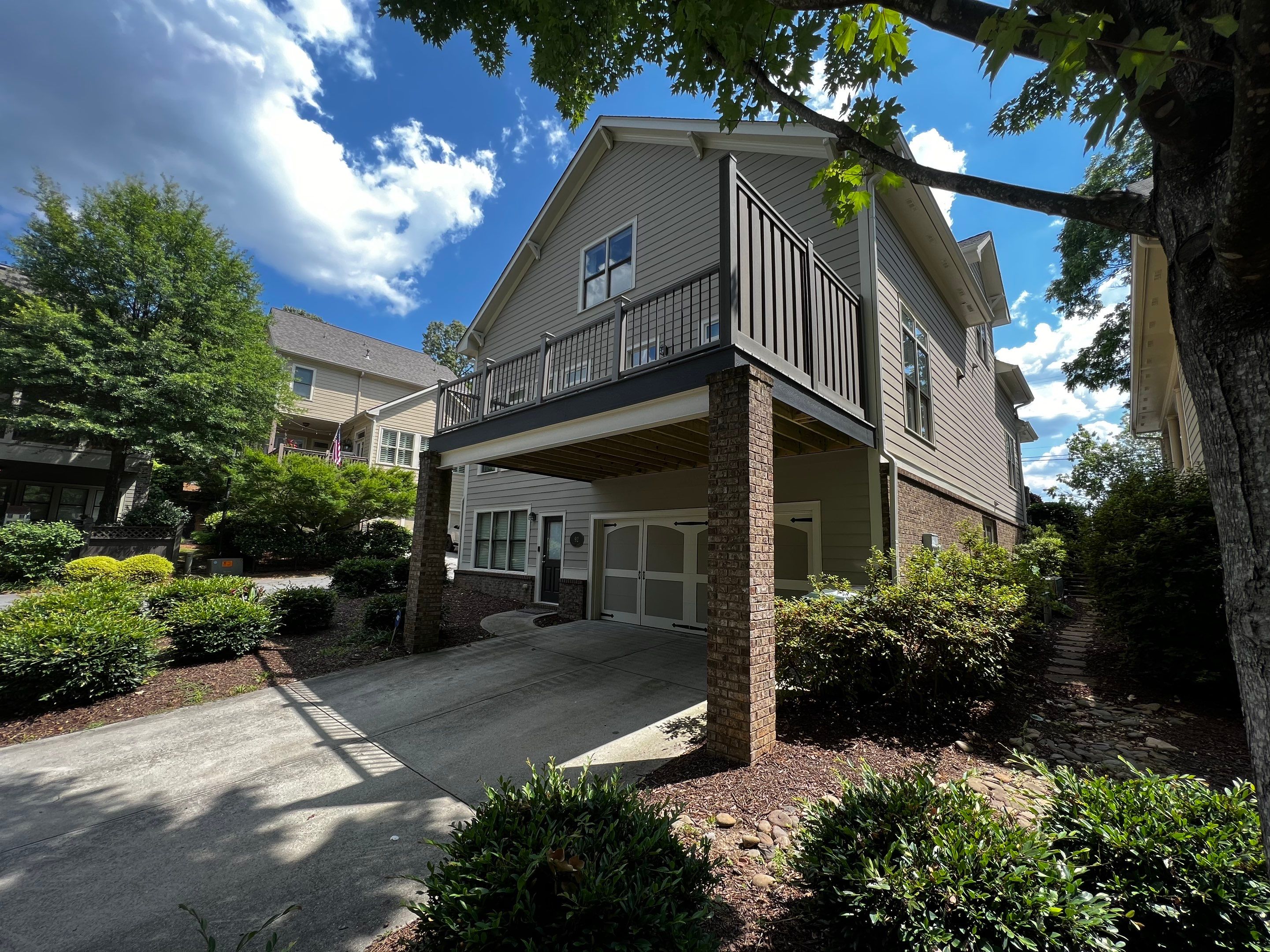 Elevated Deck Renovation and Privacy Screen Installation in Norcross by Swift Home Renovations