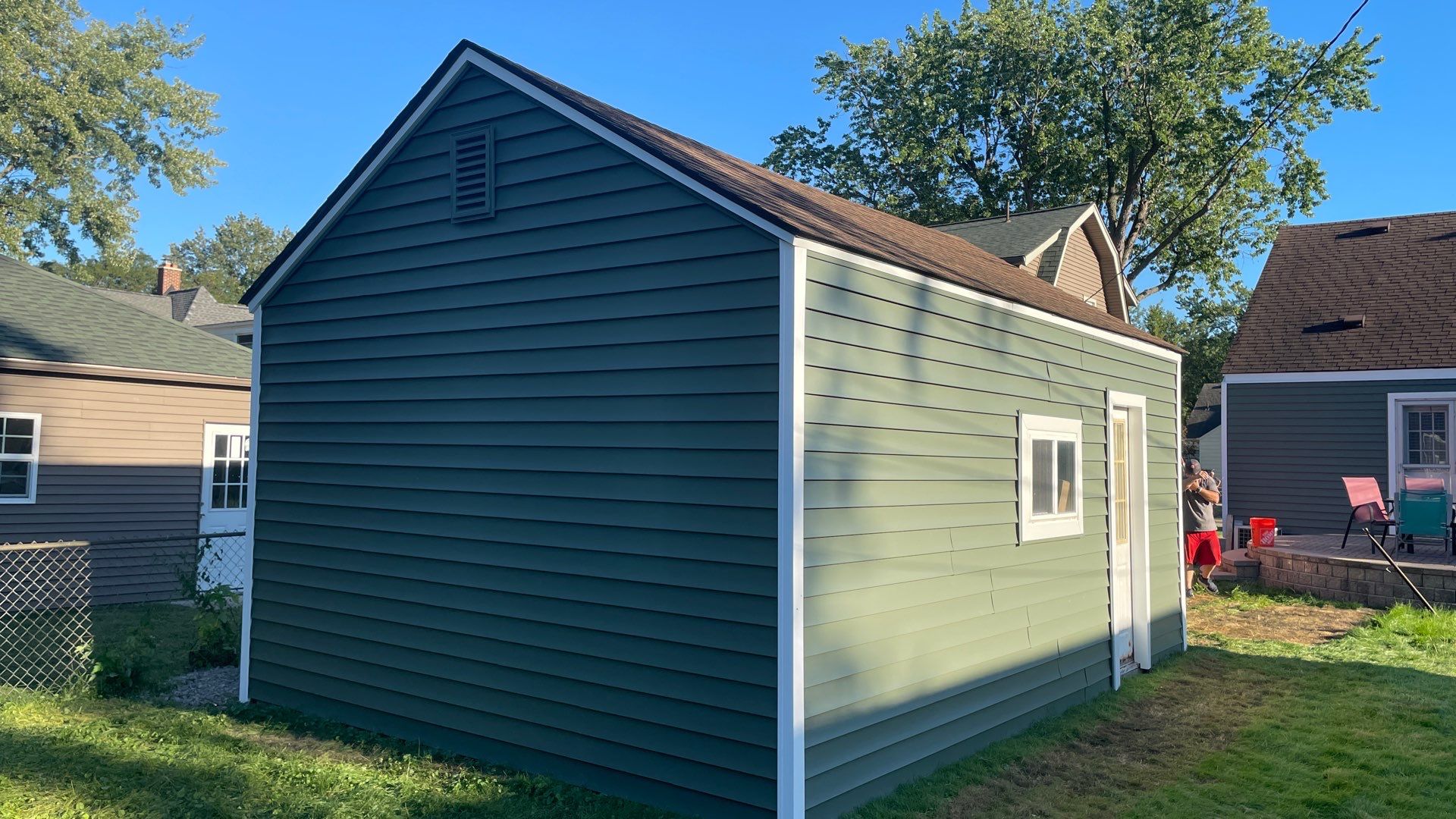 Siding Replacement using CertainTeed Restoration Classic D5 Forest Green by 180 Contractors