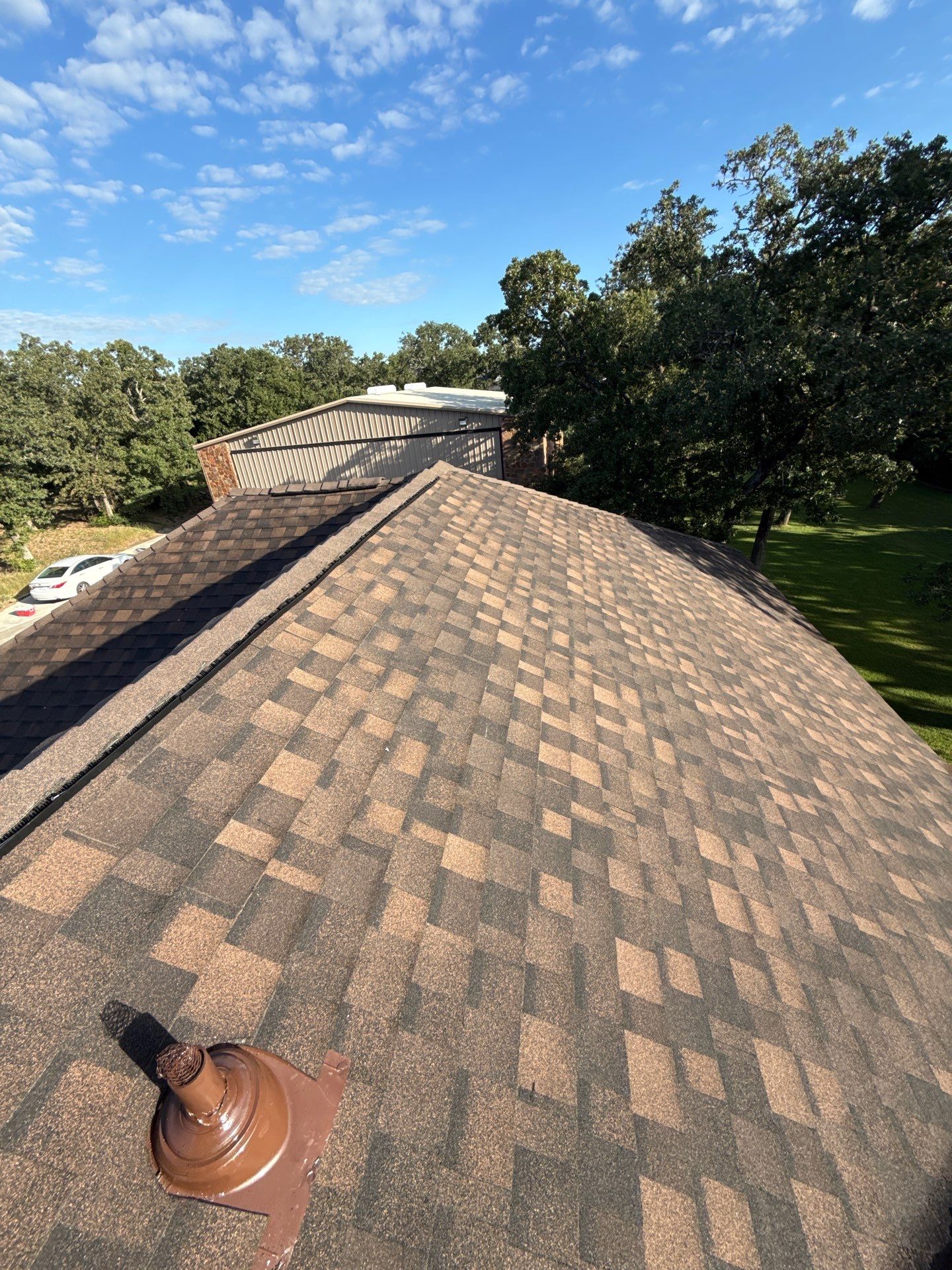 IKO Shadow Brown by First Out Roofing 