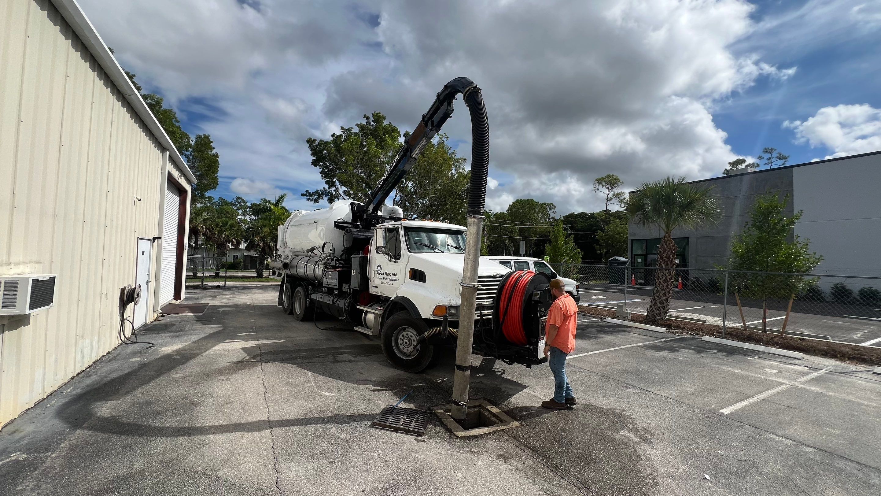 Bonita Springs Commercial Property Stormwater System Maintenance by Don Mar, Inc. Storm Water Solutions