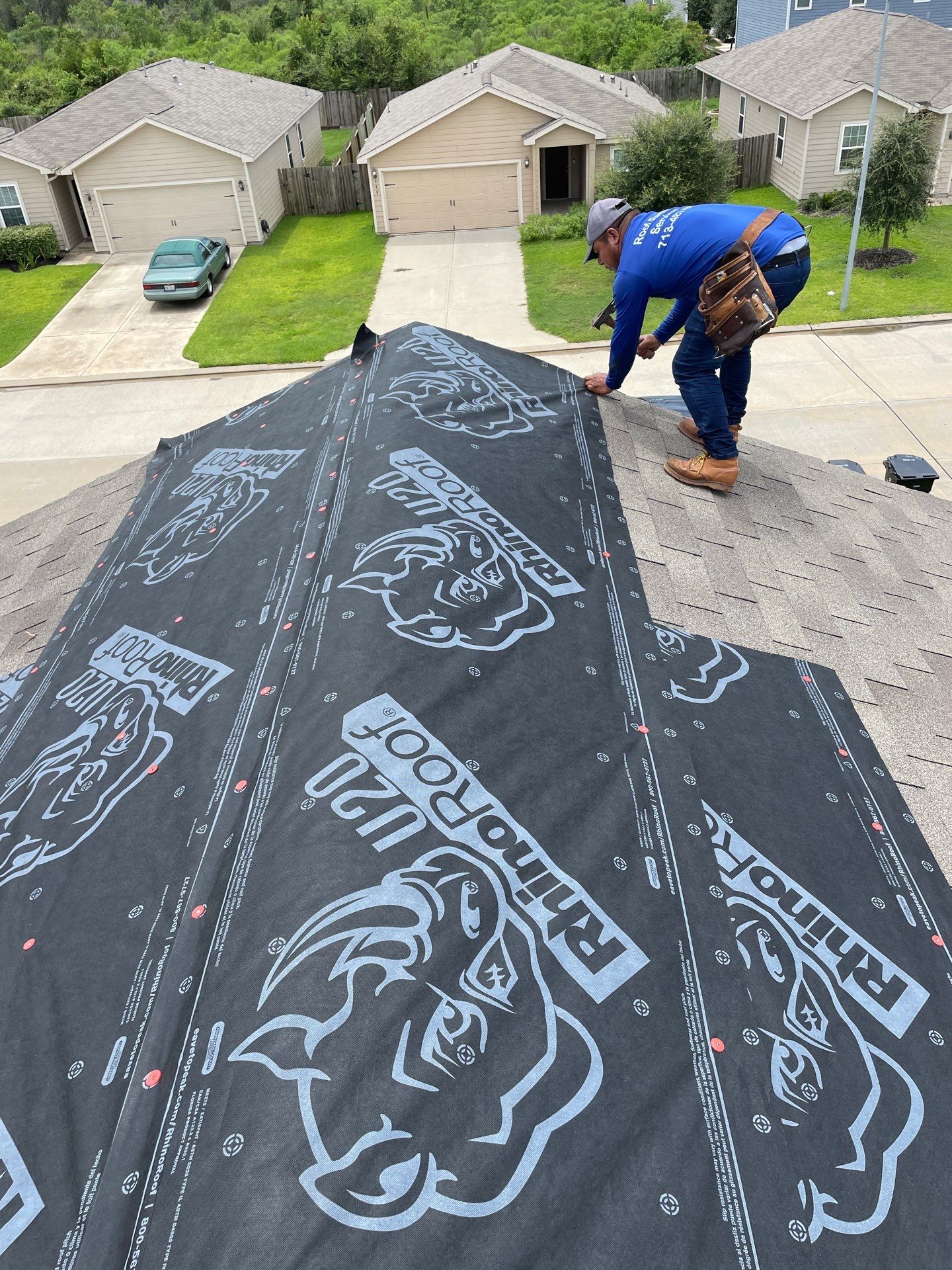 Residential Roofing Repair using Owen's Corning Duration (Lifetime) Shingles by Roof Repair Company