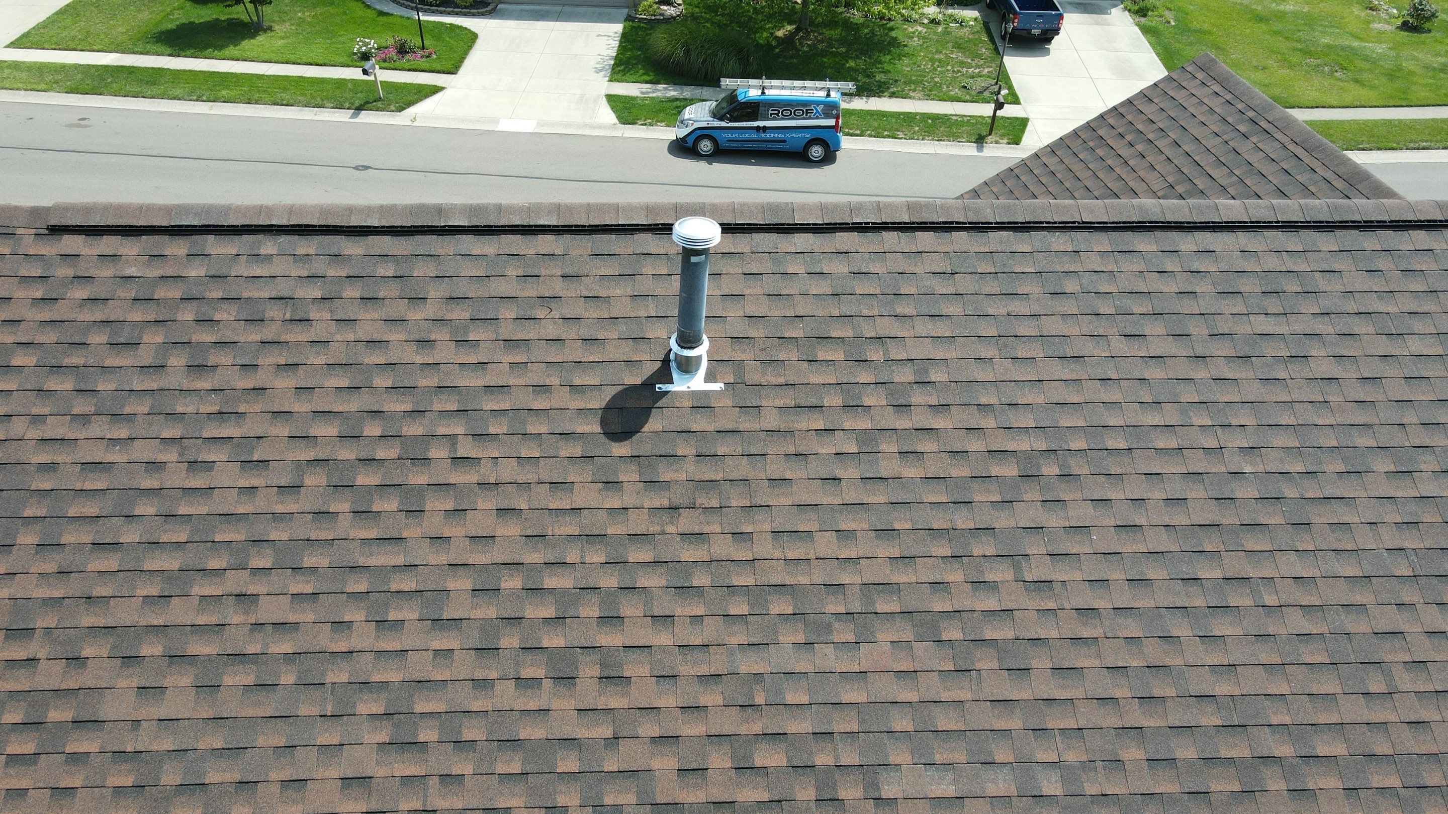Residential Roofing Installation using Timberline HDZ Shingles - Hickory by RoofX 