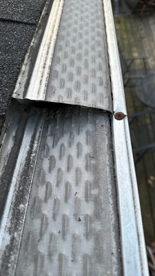 Turtle Shell gutter protection installation in Joliet, IL 60433, photograph 7