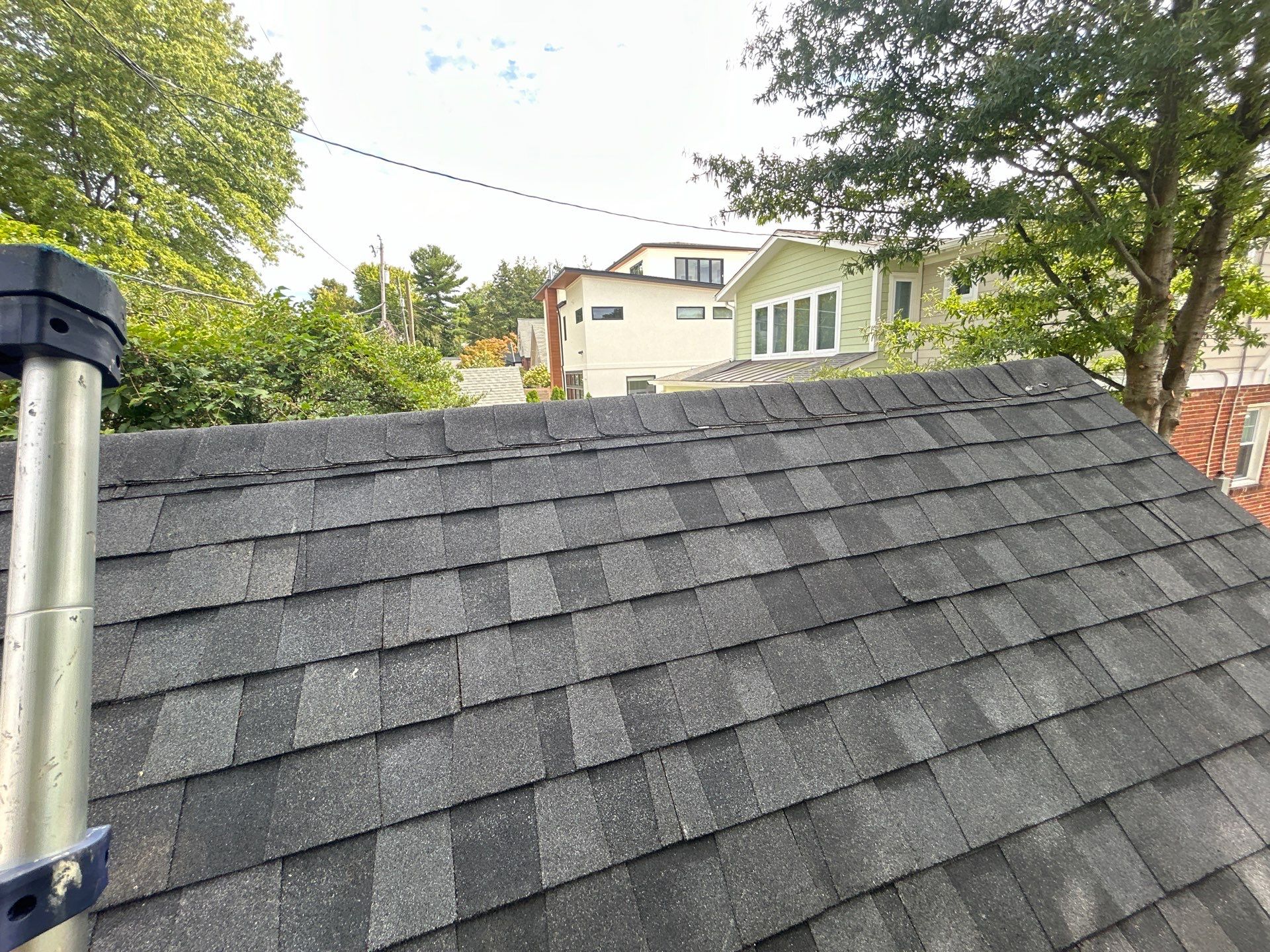 Arlington: Roof Replacement with CertainTeed Landmark Pro Designer Shingles in Max Def Moire Black by RM Banning, Inc.